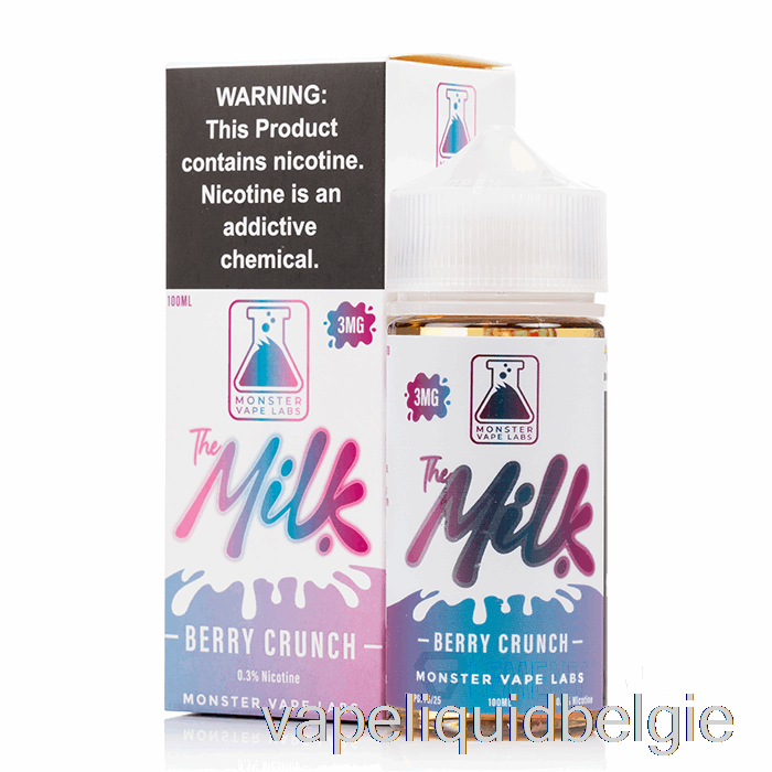 Vape België Bessencrunch - De Melk - 100ml 0mg